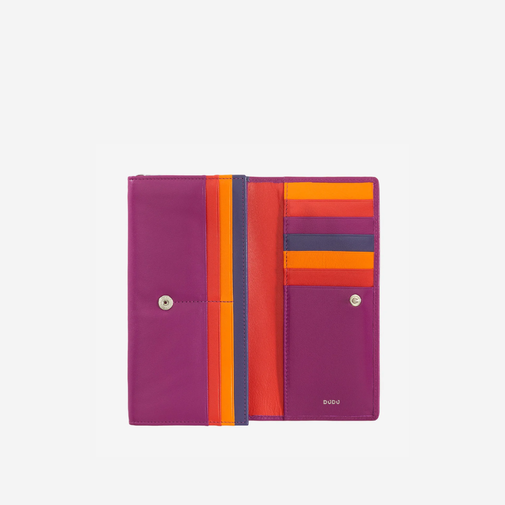 DuDu - Madeira - Portafoglio Donna con Bottoni