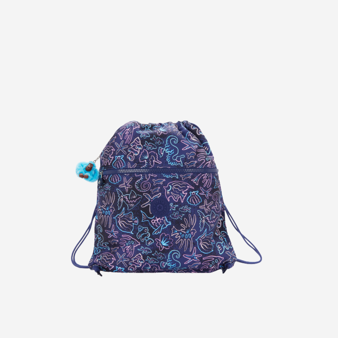 Kipling - Supertaboo - Zaino Medio con Cordoncini