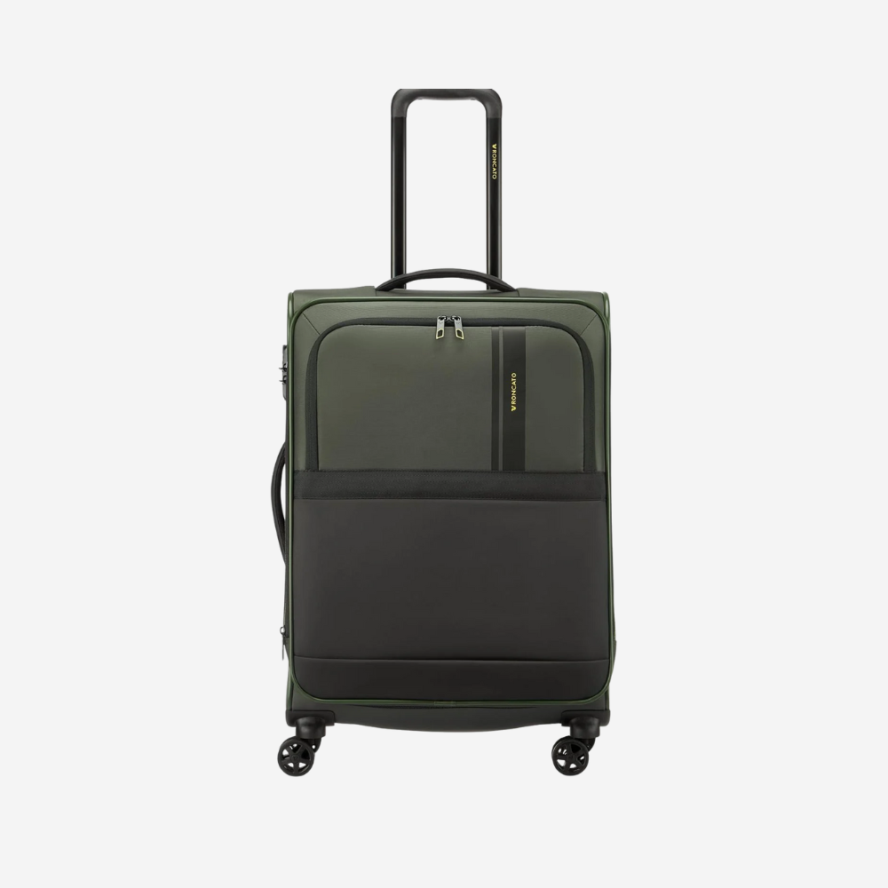 Roncato - Metropolitan Travel - Valigia Media in Tessuto con Espansione