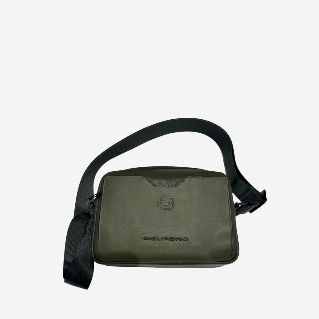 Piquadro - Borsello Orizzontale Ipad Mini In Pelle