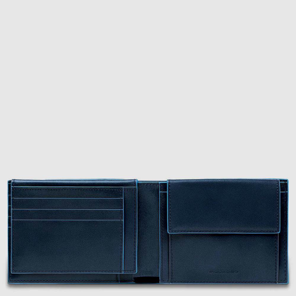 Piquadro - Portafoglio Uomo con Porta Documenti e Porta Monete