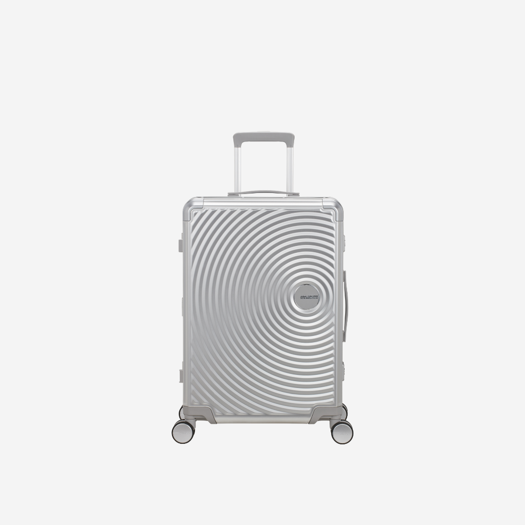 American Tourister - Soundbox ALU - Valigia Media in alluminio