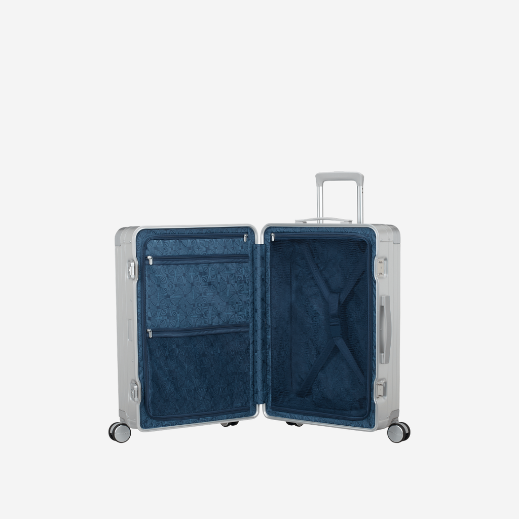 American Tourister - Soundbox ALU - Valigia Media in alluminio