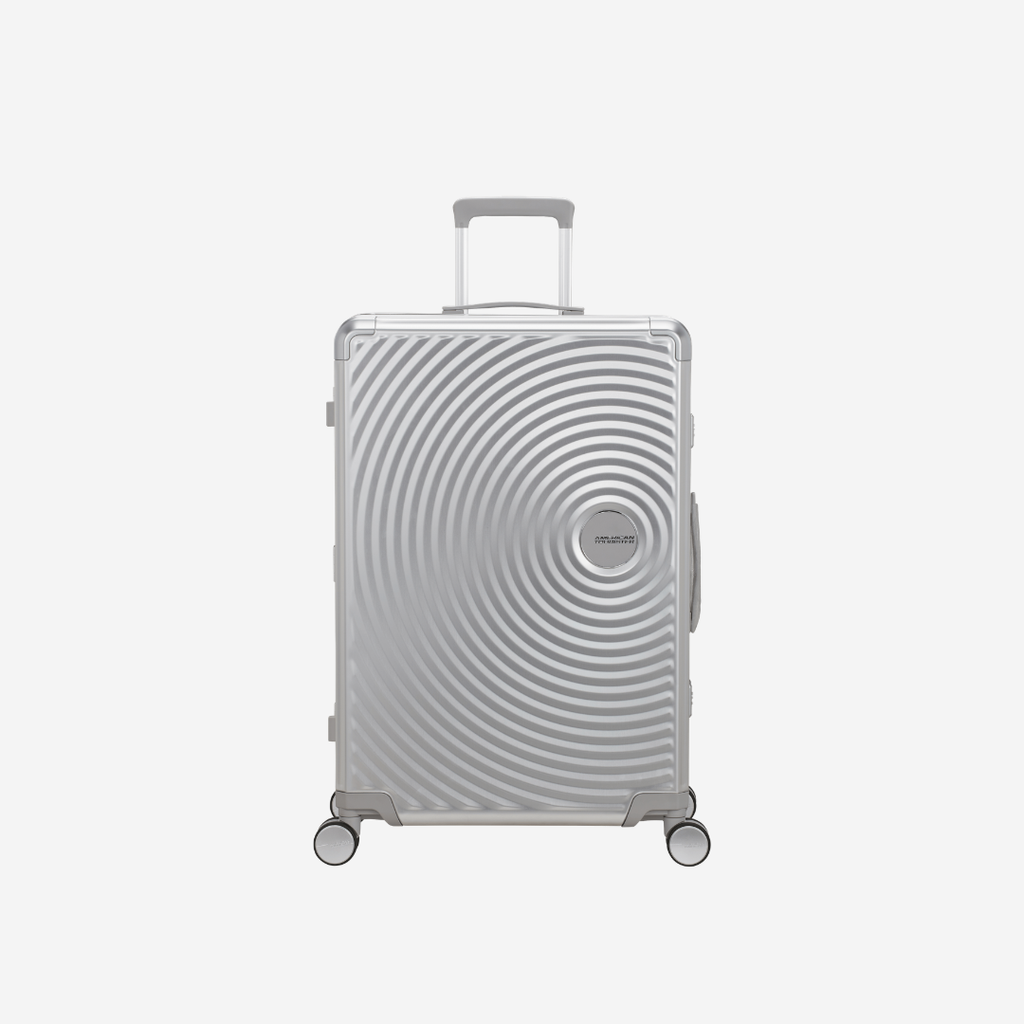 American Tourister - Soundbox ALU - Valigia Grande in alluminio