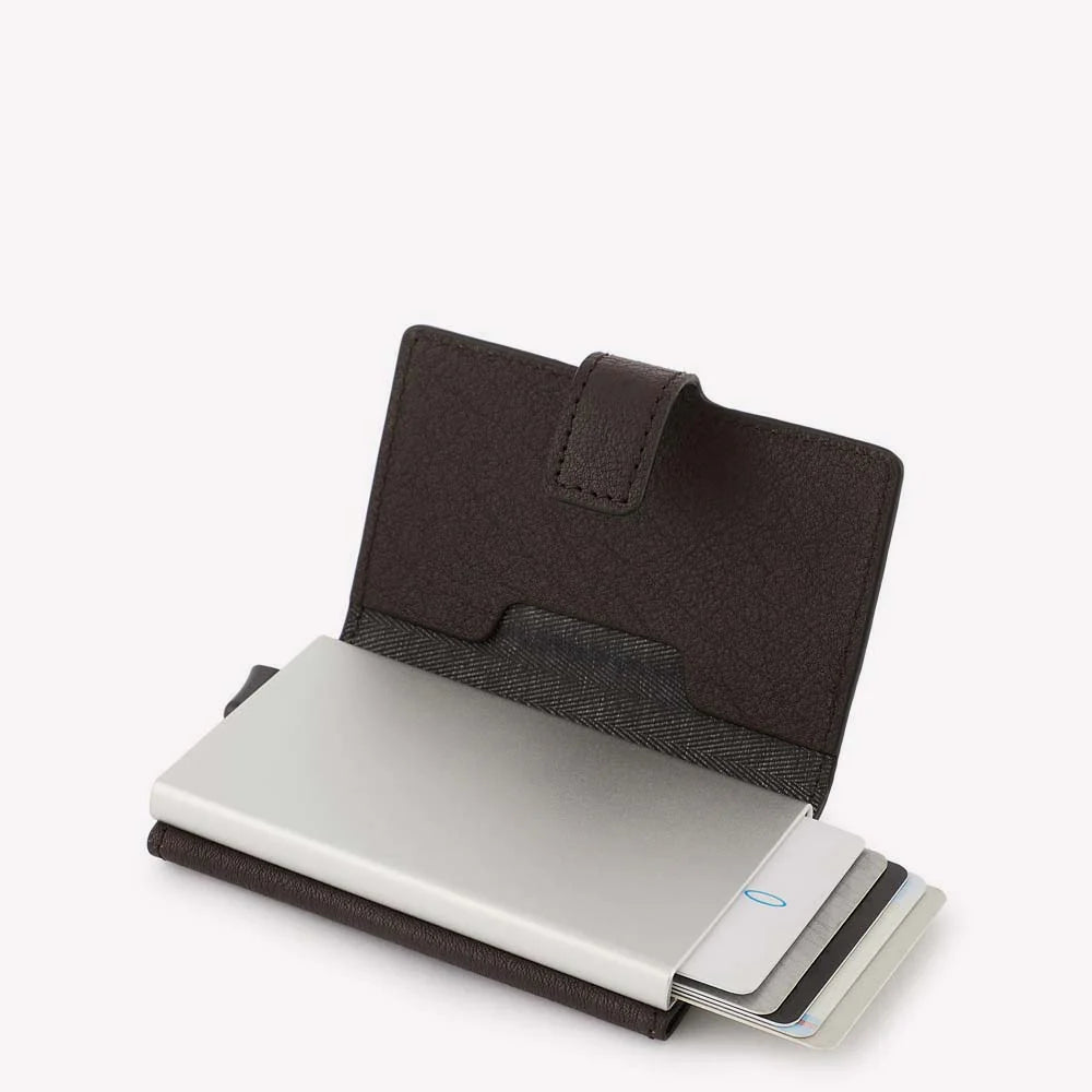 Piquadro - Portacarte Uomo Automatico in Metallo