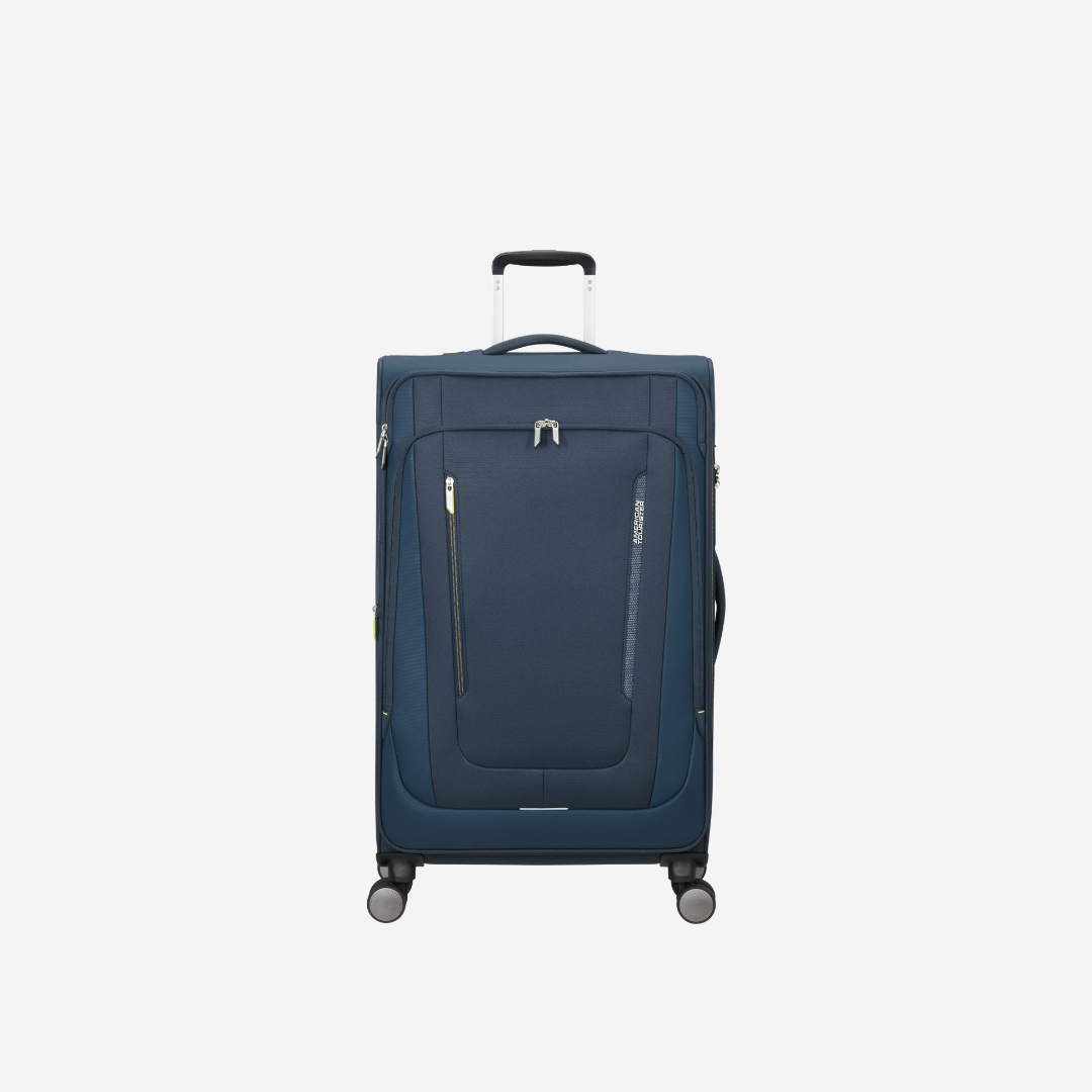 American Tourister - Wanderlite - Valigia Media Con Espansione in Tessuto