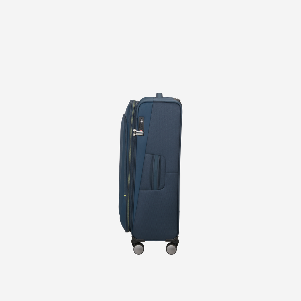 American Tourister - Wanderlite - Valigia Grande Con Espansione in Tessuto