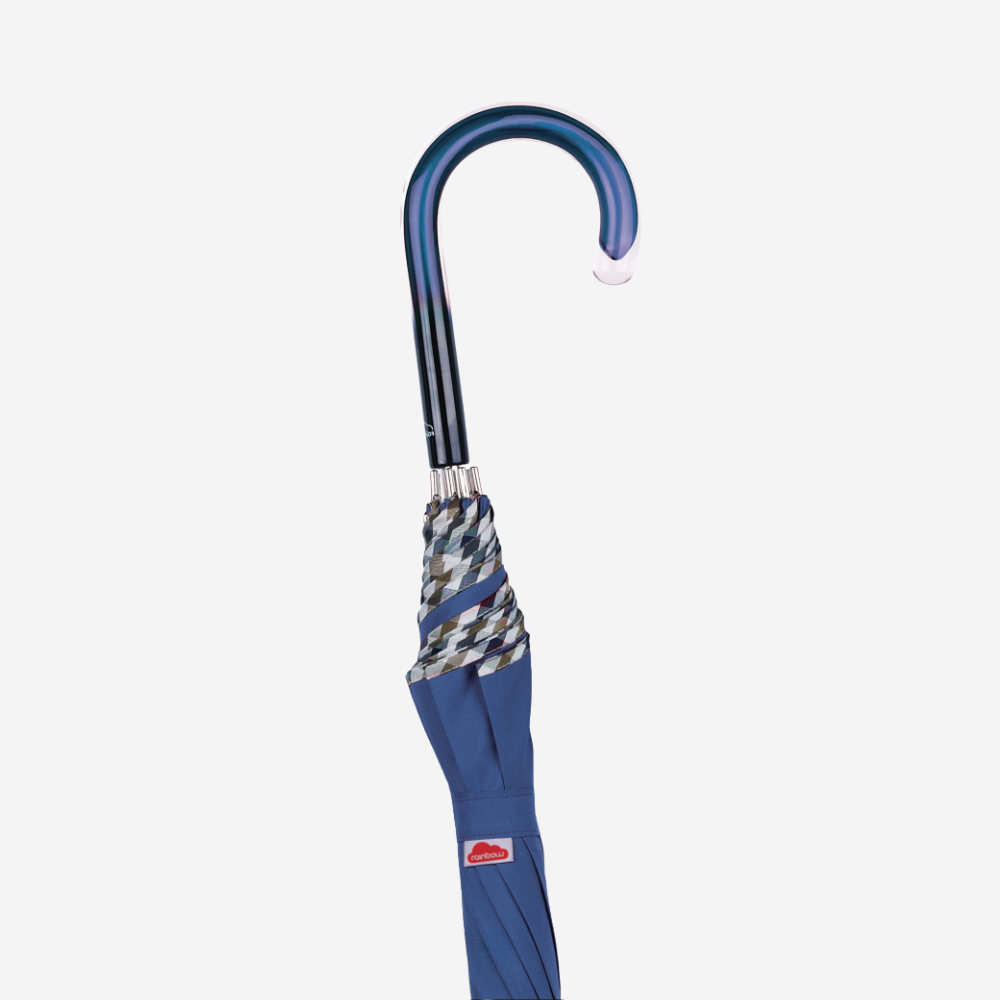 Rainbow - Nuvola - Ombrello Grande con Manico Curvo