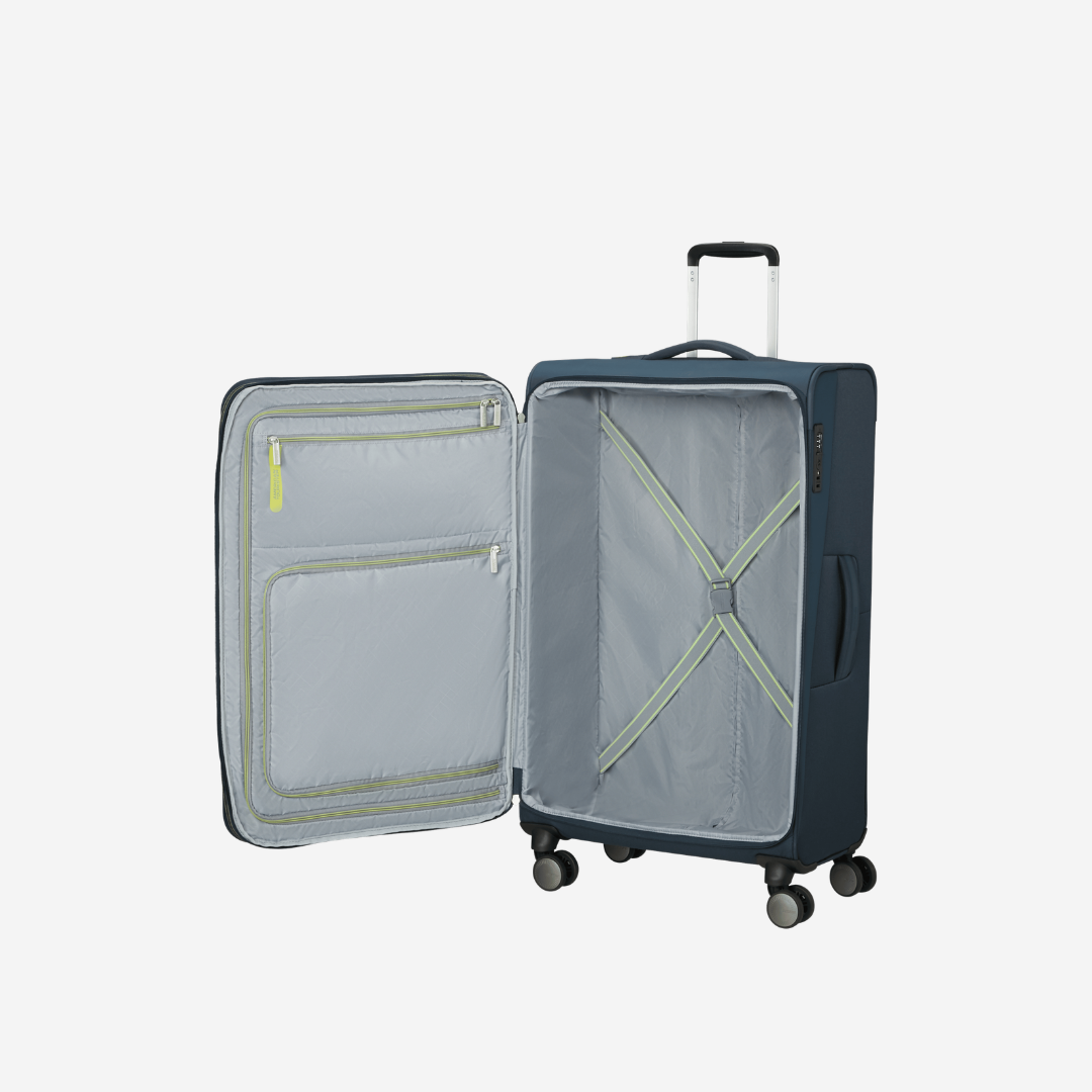 American Tourister - Wanderlite - Valigia Media Con Espansione in Tessuto