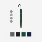 Rainbow - Drive - Ombrello Grande Manico Curvo Apertura Automatica