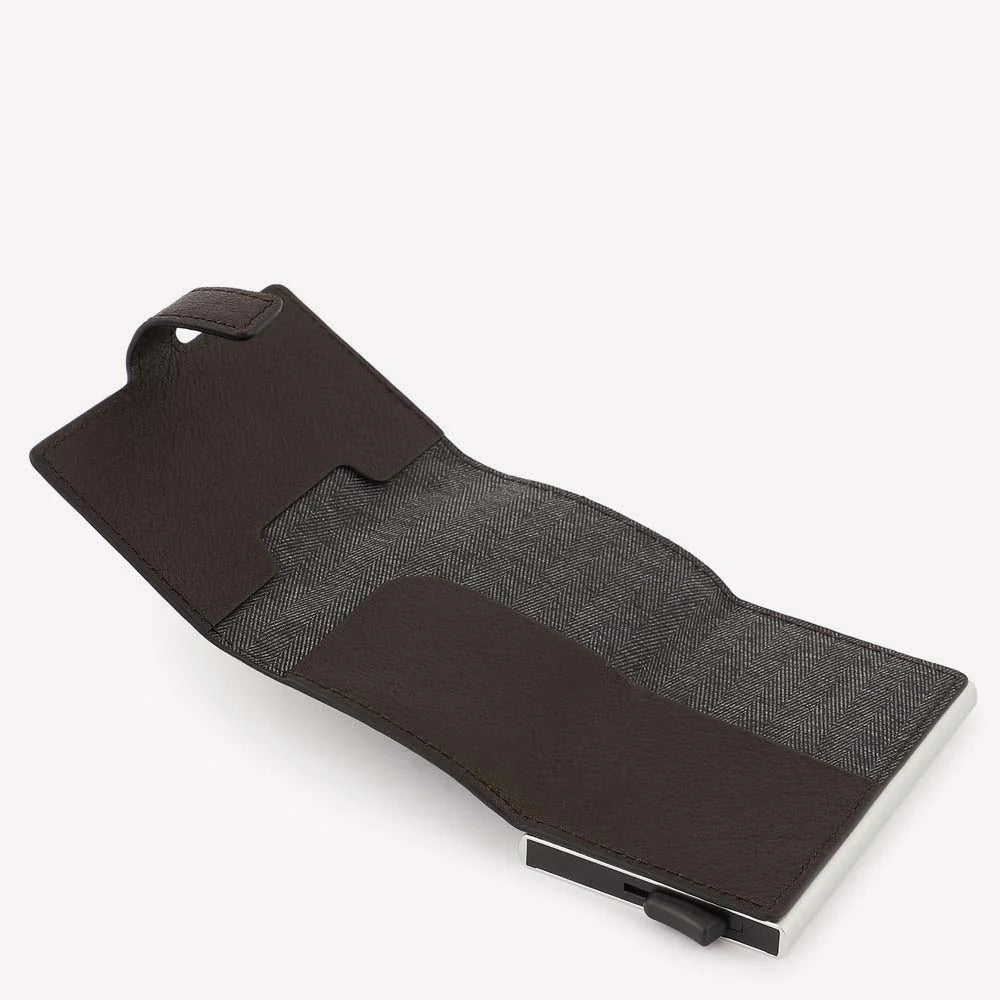 Piquadro - Portacarte Uomo Automatico in Metallo