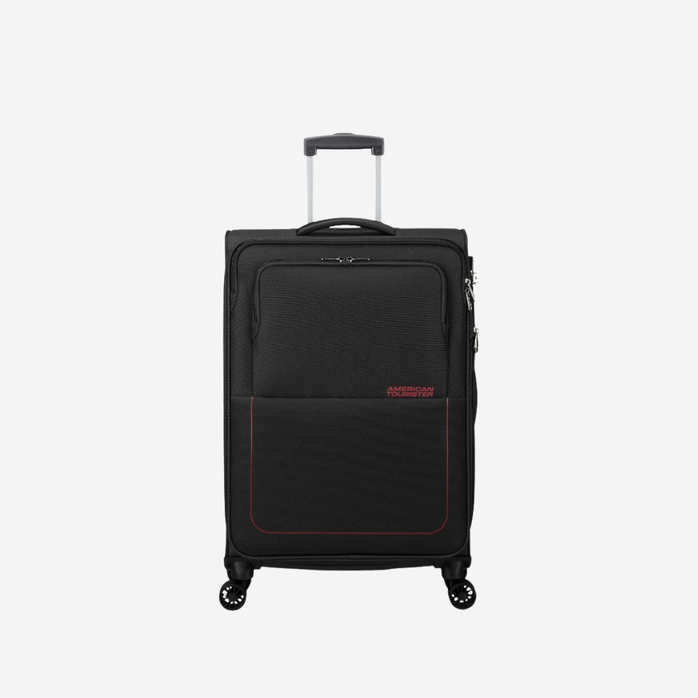 American Tourister - Air Wave - Valigia Grande in Tessuto con Espansione