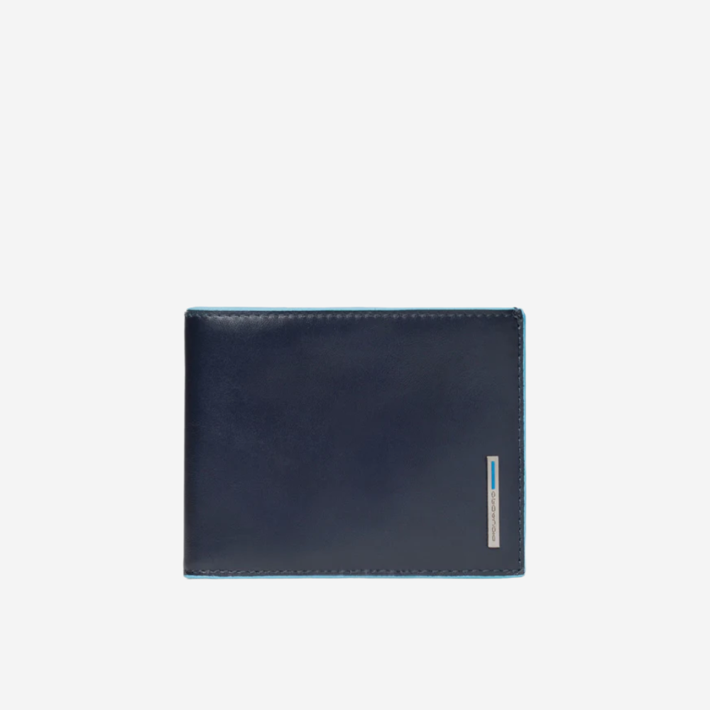 Piquadro - Portafoglio con 12 Porta Carte in Pelle