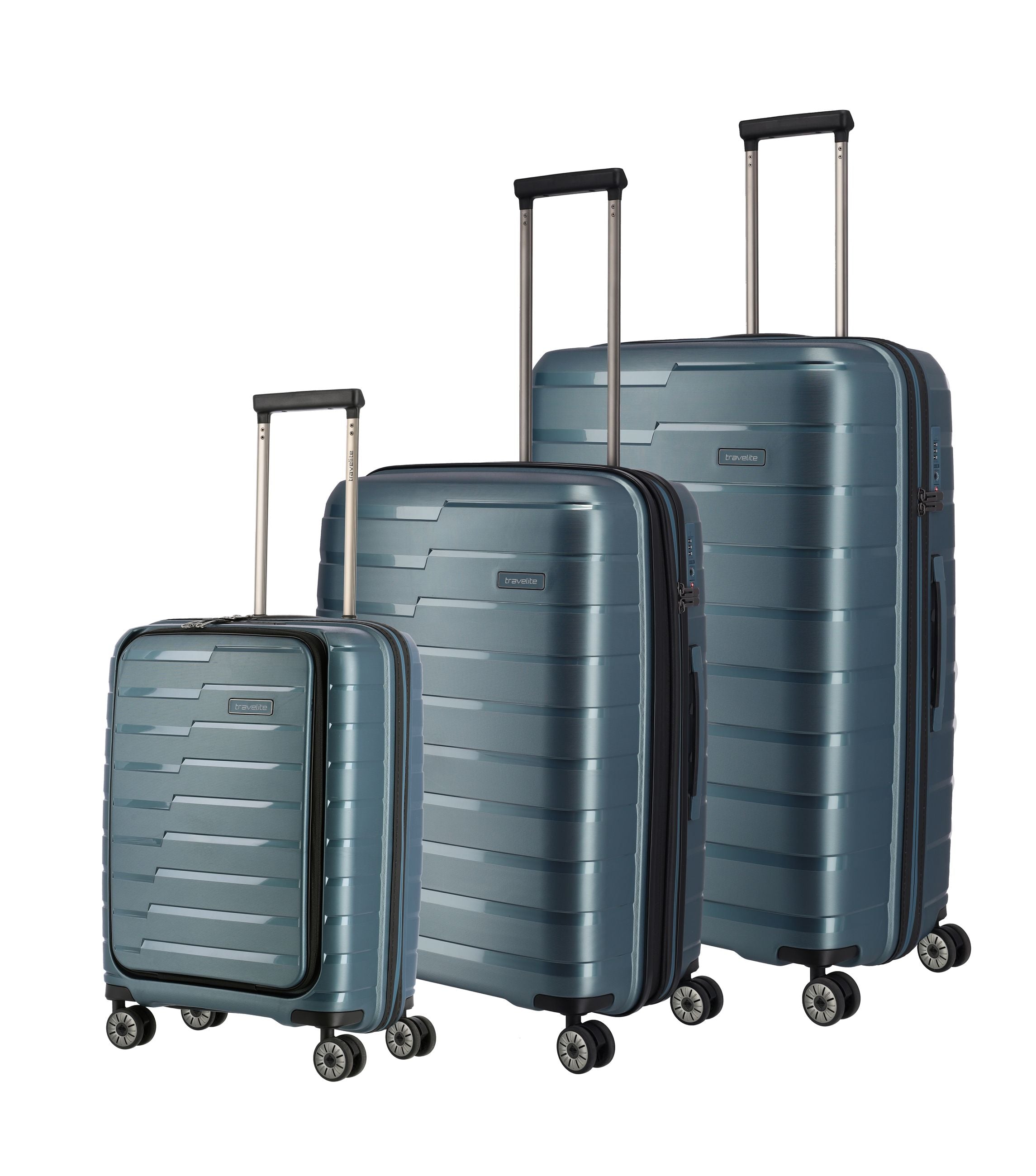 Travelite - Air Base - Set 3 Pezzi L/m/ S con Tasca Frontale