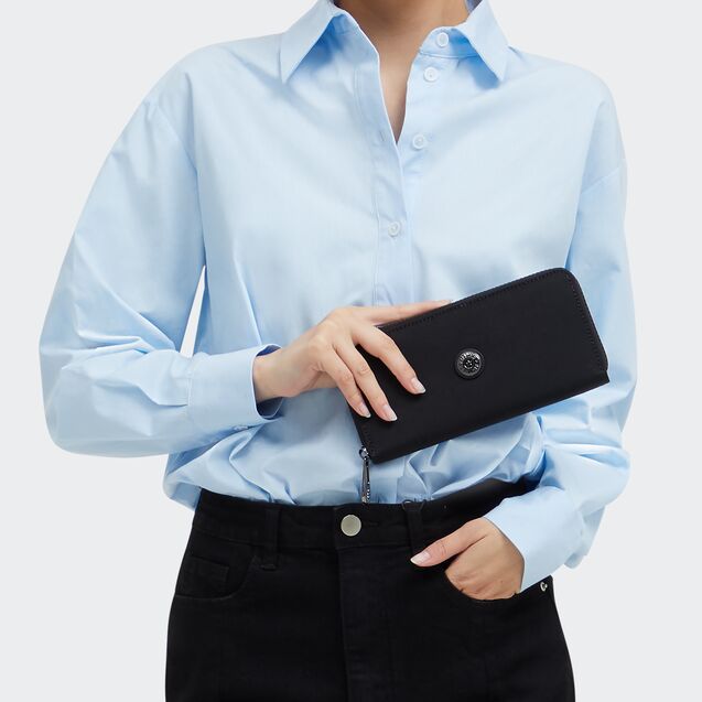 Kipling - Money World - Portafogli Grande con Scomparti Portacarte