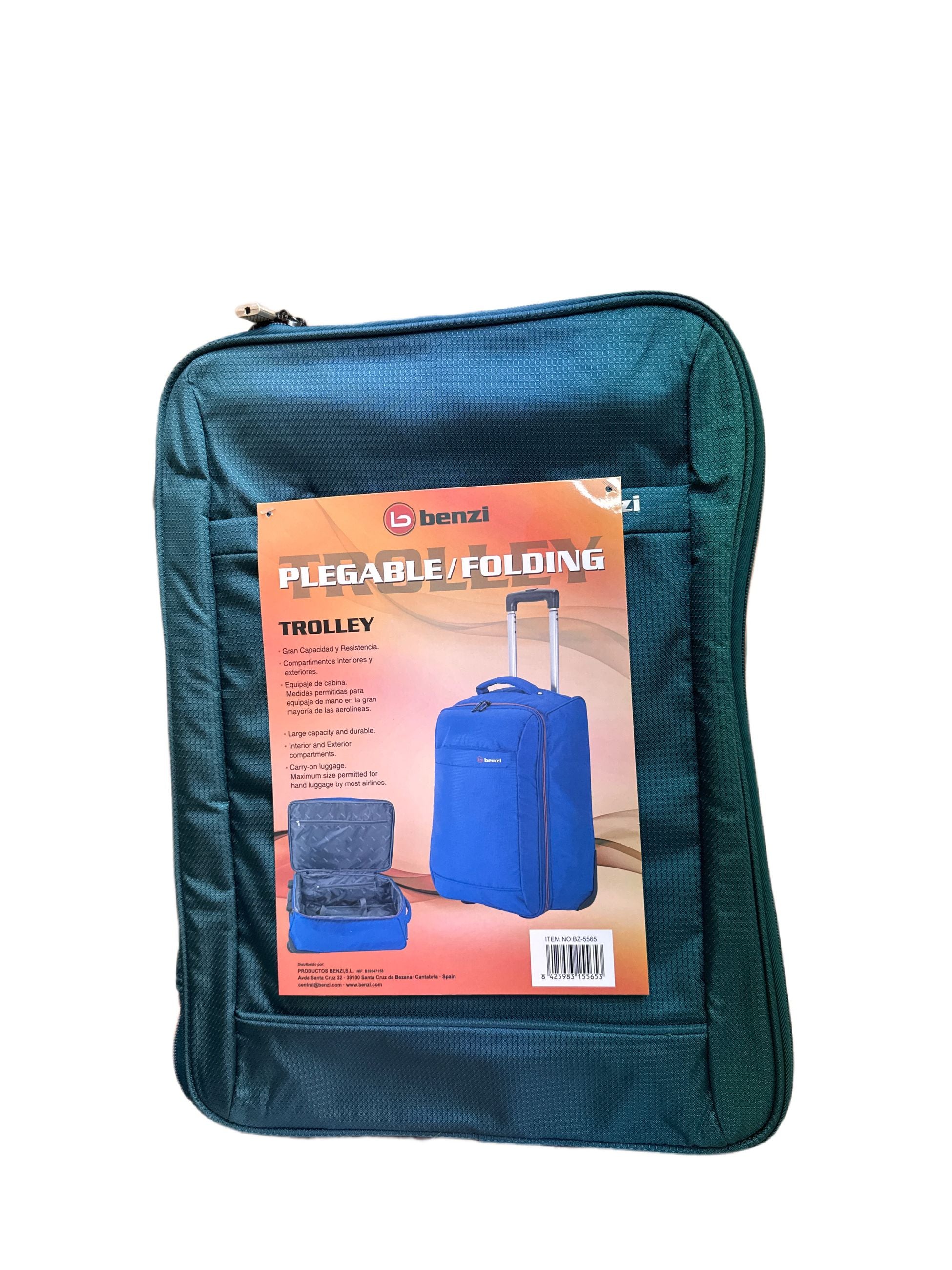 Benzi - Trolley Cabina Pieghevole Compatibile con Easyjet