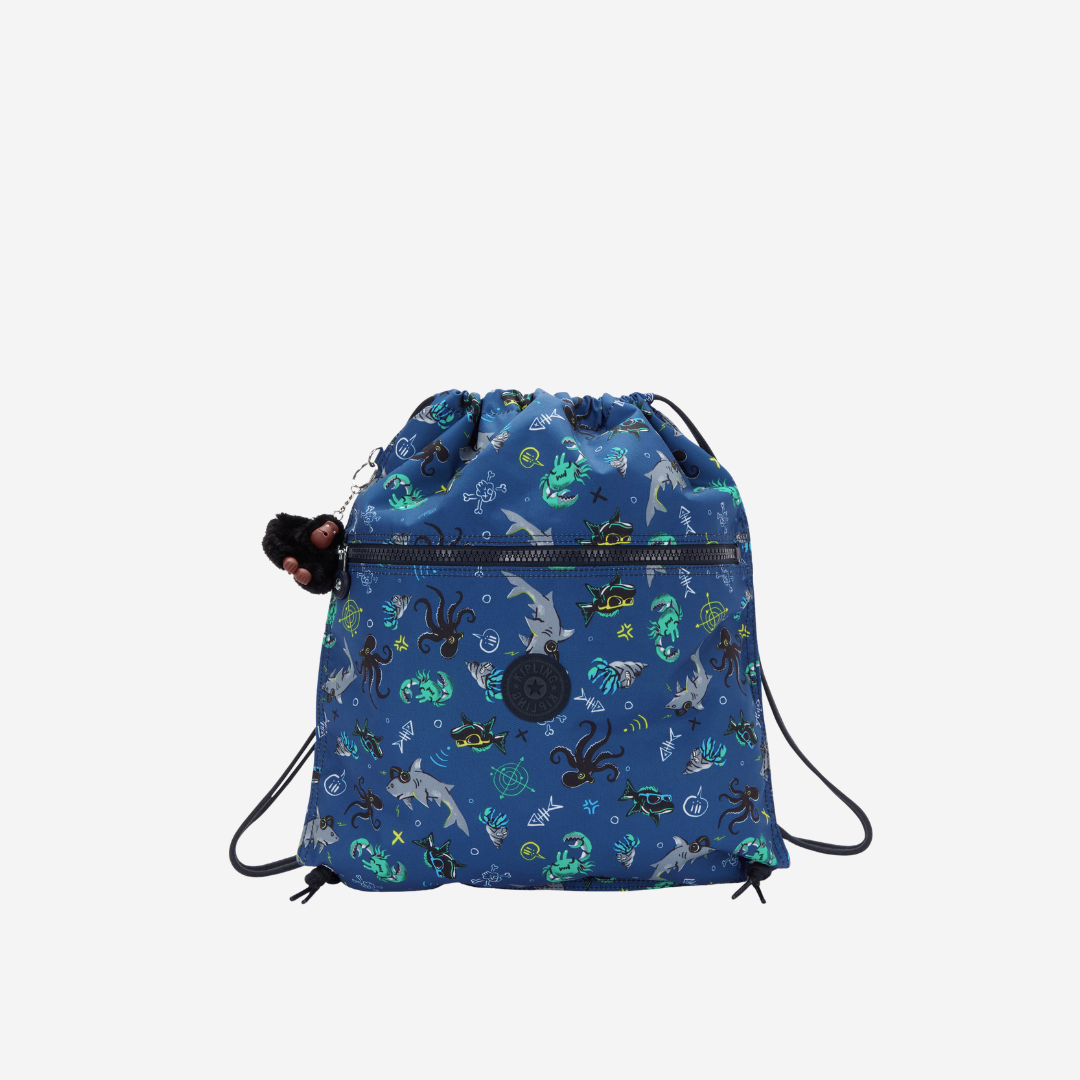 Kipling - Supertaboo - Zaino Medio con Cordoncini