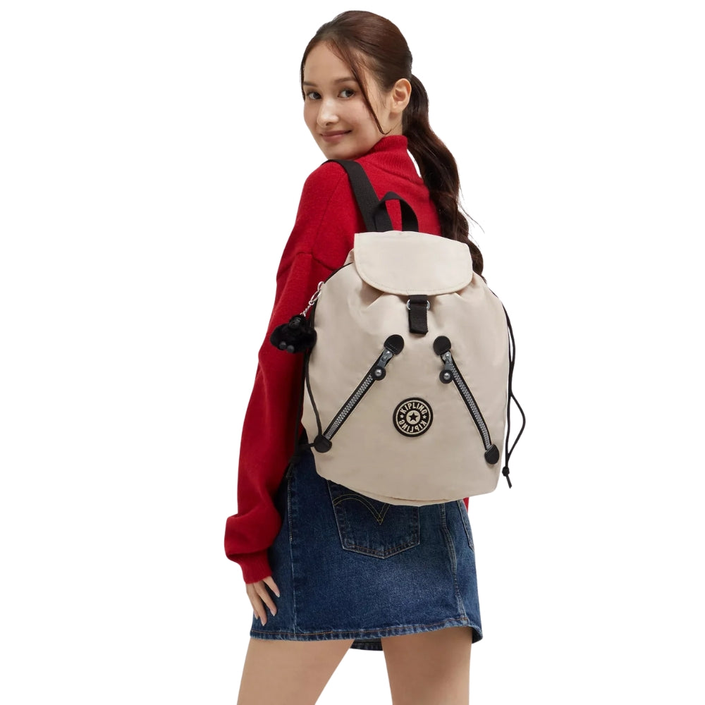 Kipling - New Fundamental L - Zaino Medio con Coulisse