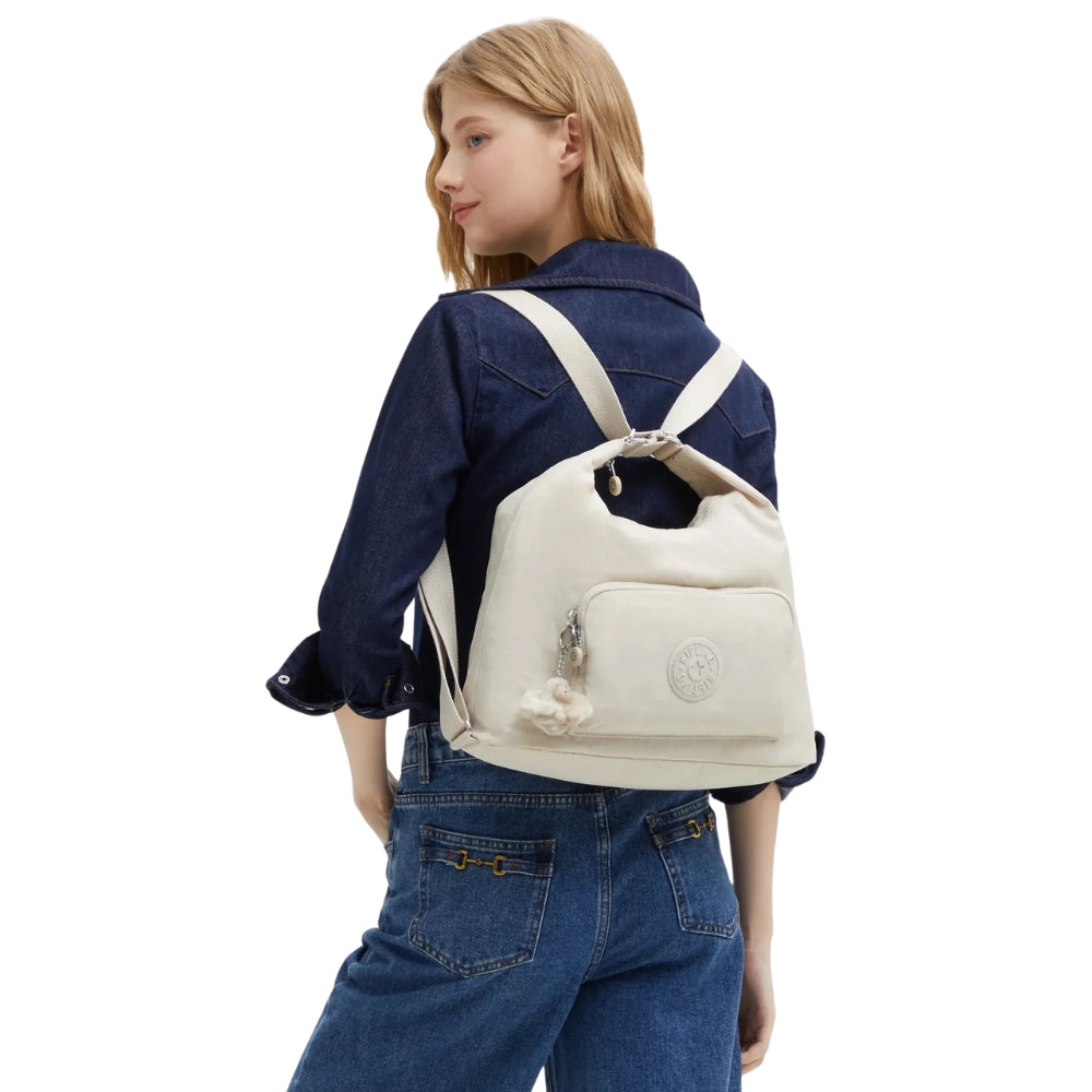 Kipling - Yenna - Borsa a Spalla Media Trasformabile in Zaino