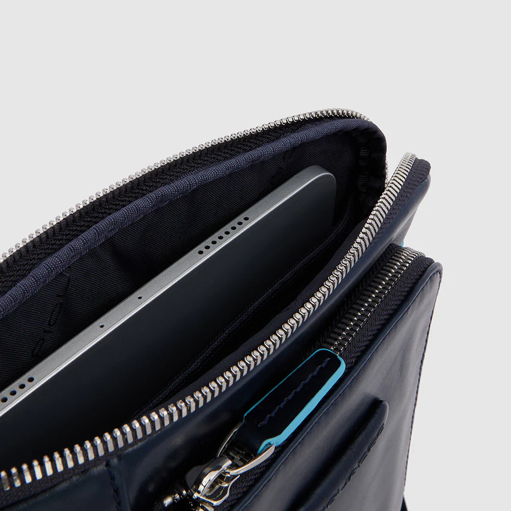 Piquadro - Borsello Porta Ipad con Doppia Tasca Frontale