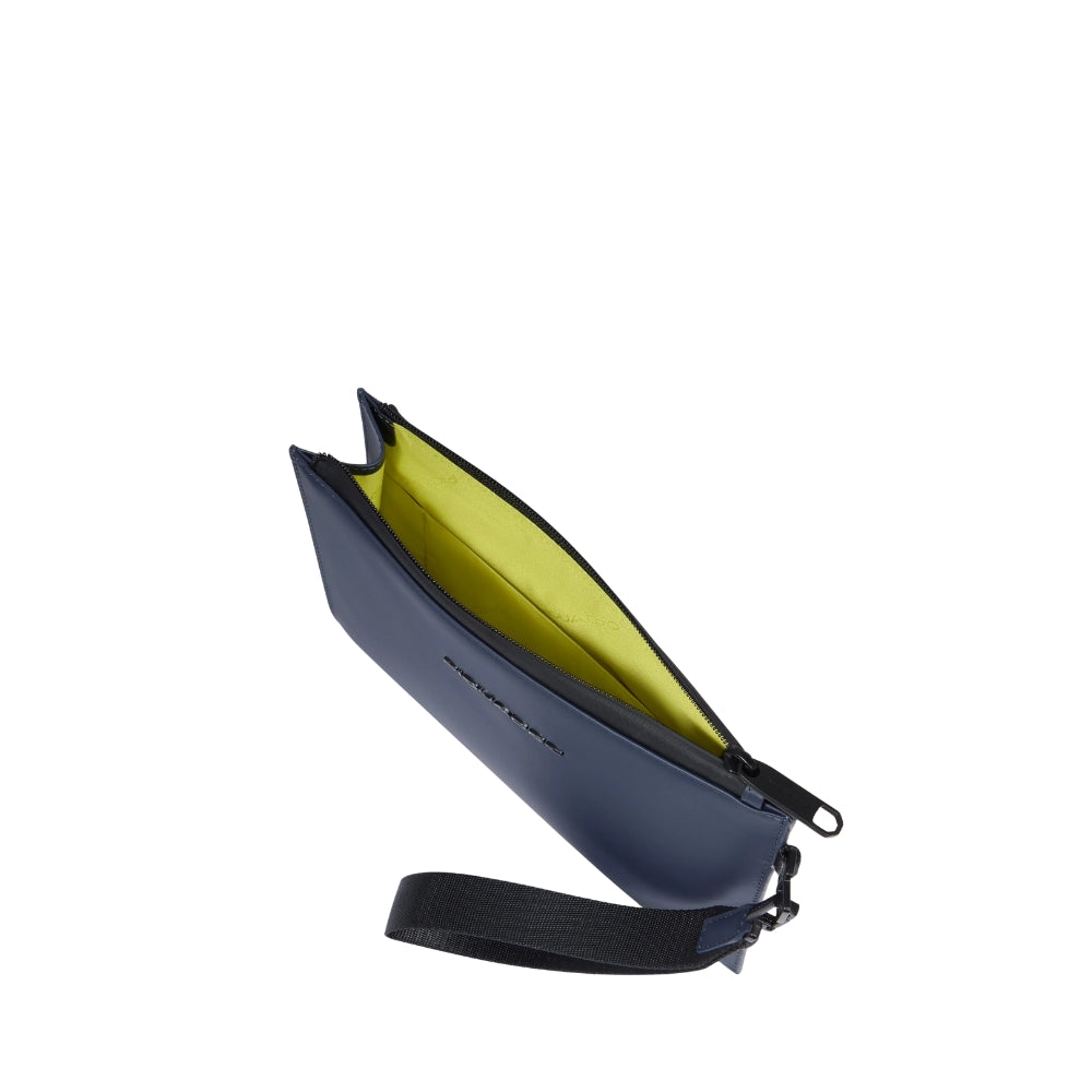 Piquadro - Pochette in Tessuto Gommato Resistente all'Acqua