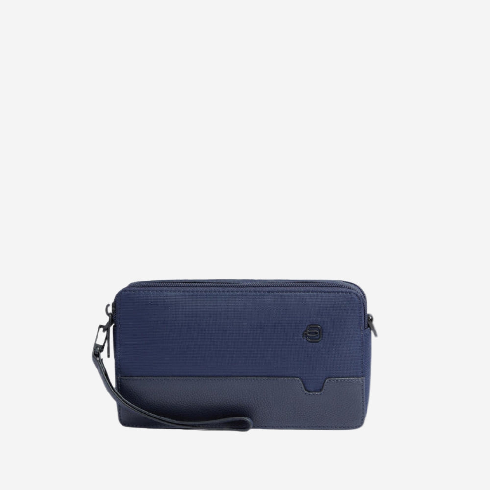 Piquadro - Pochette Uomo in Pelle a 2 Scomparti