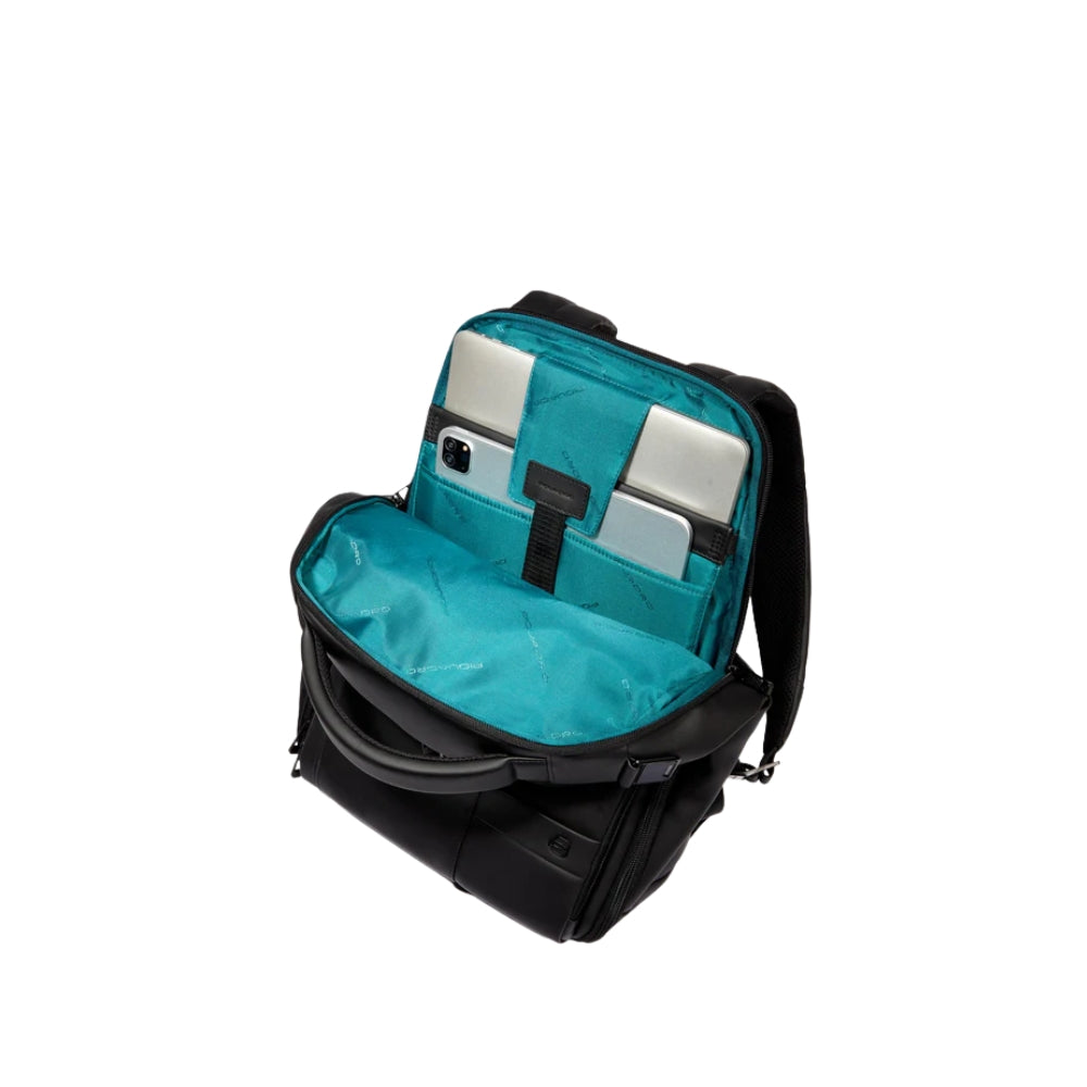 Piquadro - Zaino Porta Pc 14.1" in Tessuto Gommato