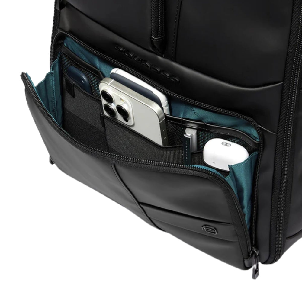 Piquadro - Zaino Porta Pc 14.1" in Tessuto Gommato