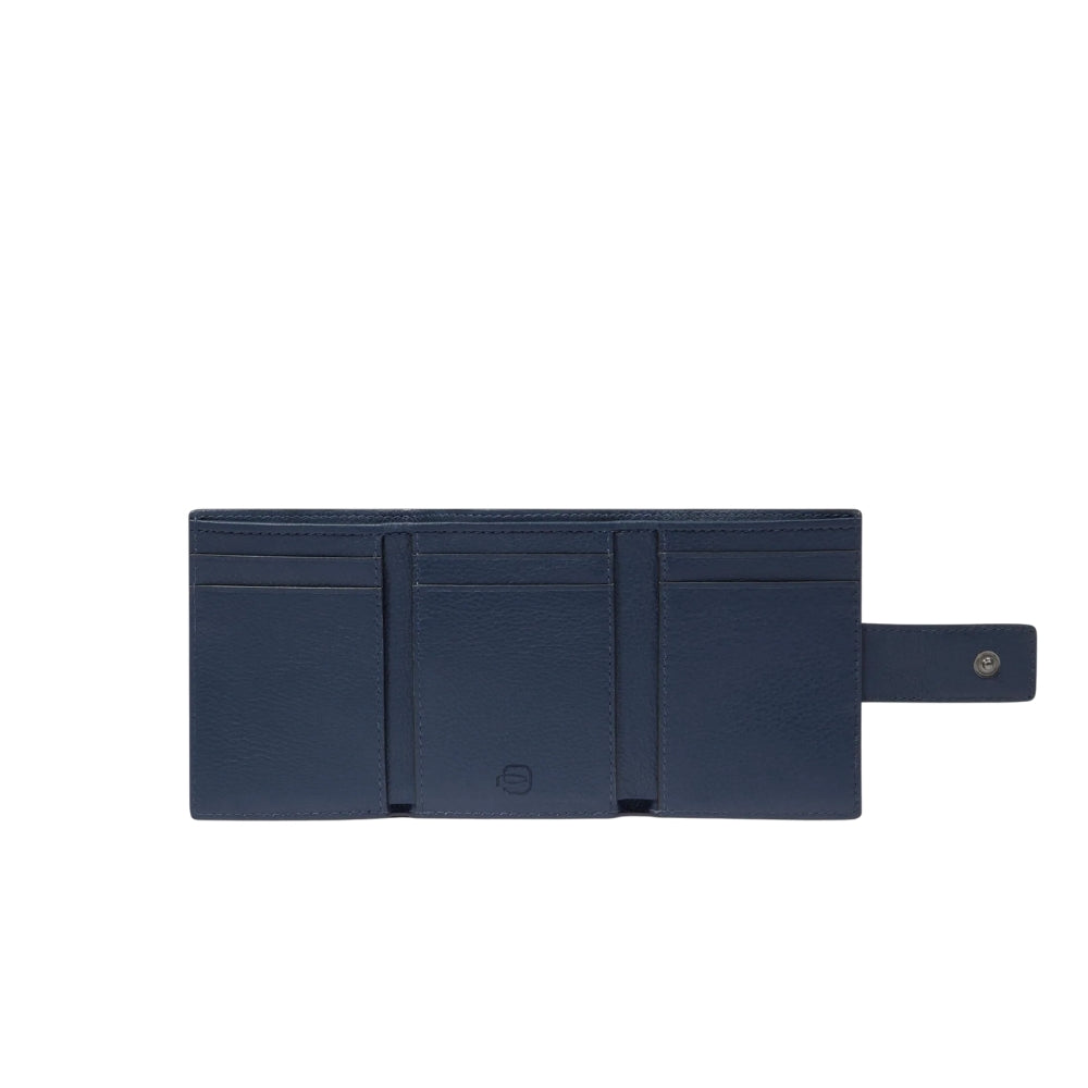 Piquadro - Portafoglio Uomo Compatto con Portamonete