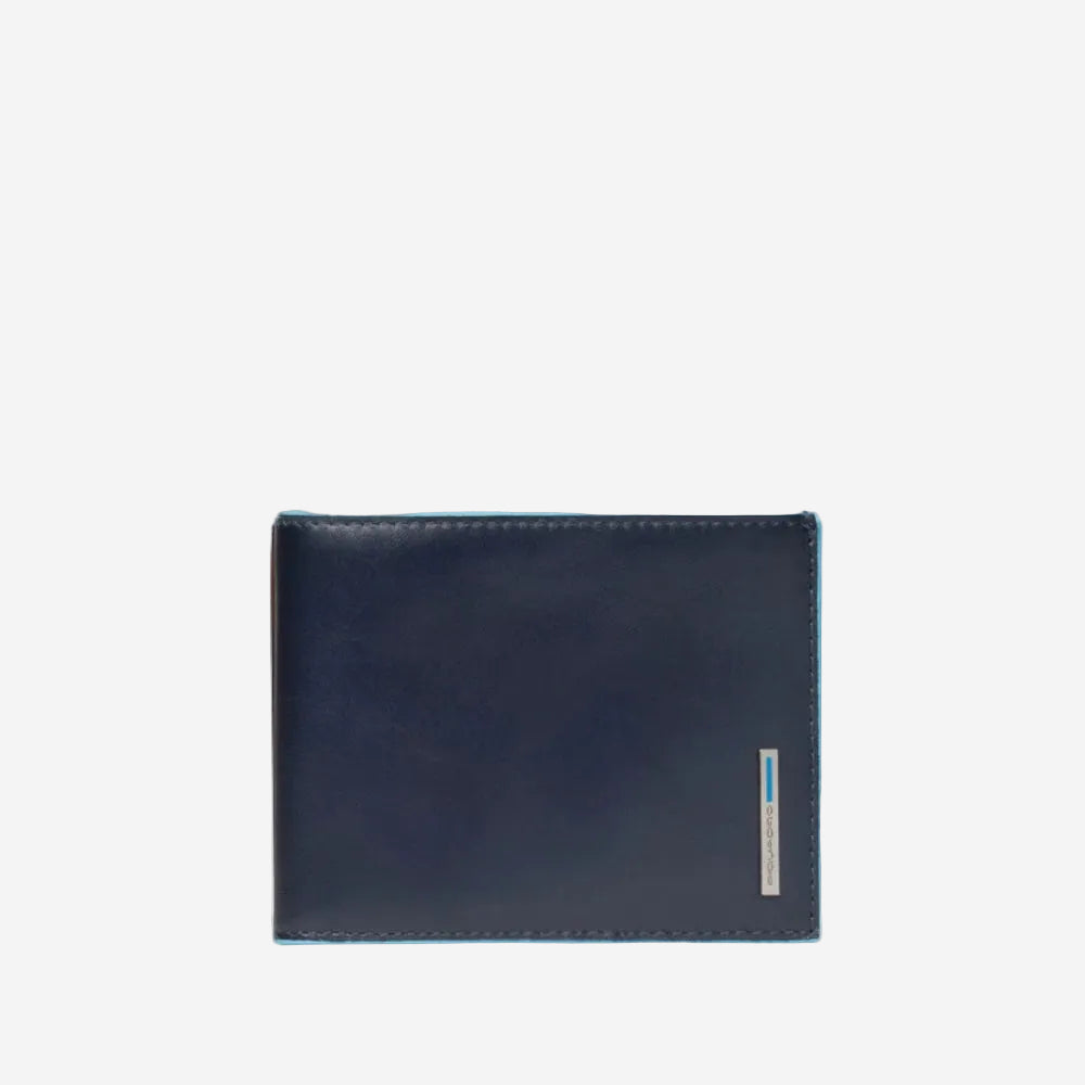 Piquadro - Portafoglio Uomo con Portamonete in Pelle