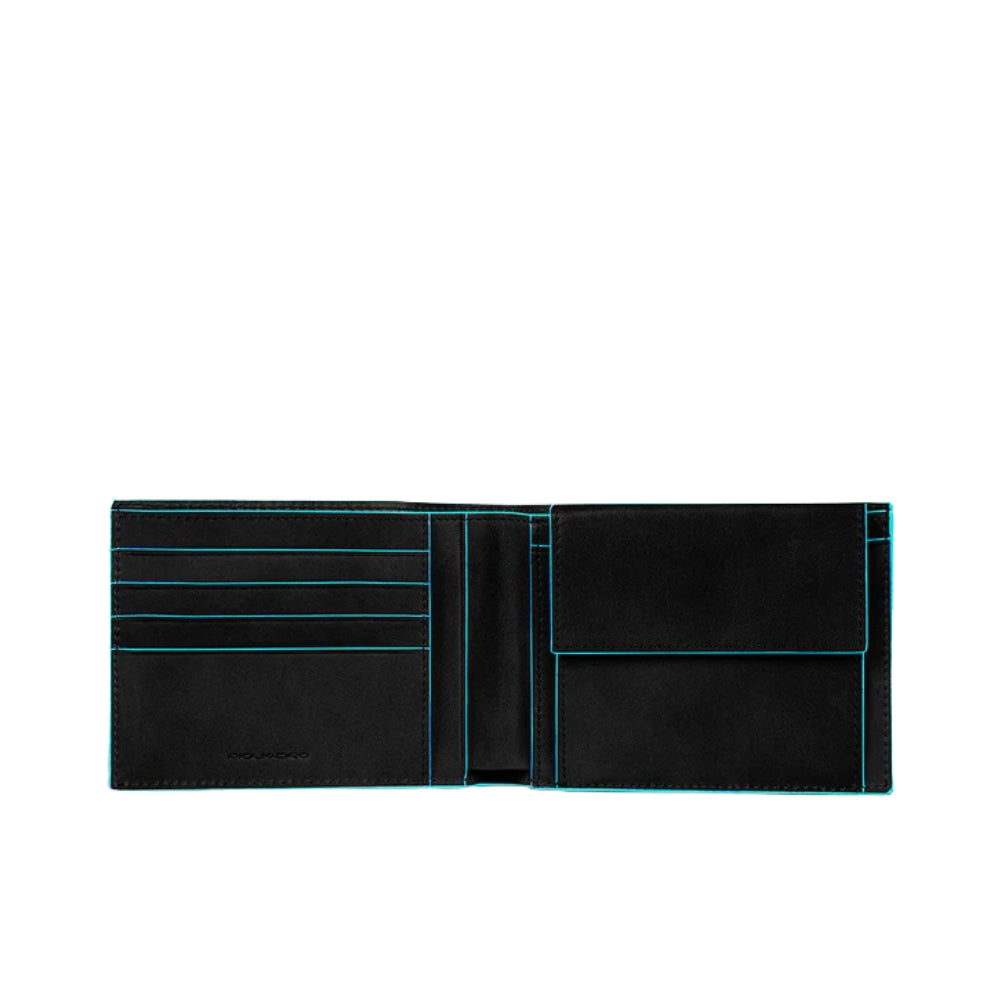 Piquadro - Portafoglio Uomo con Portamonete in Pelle