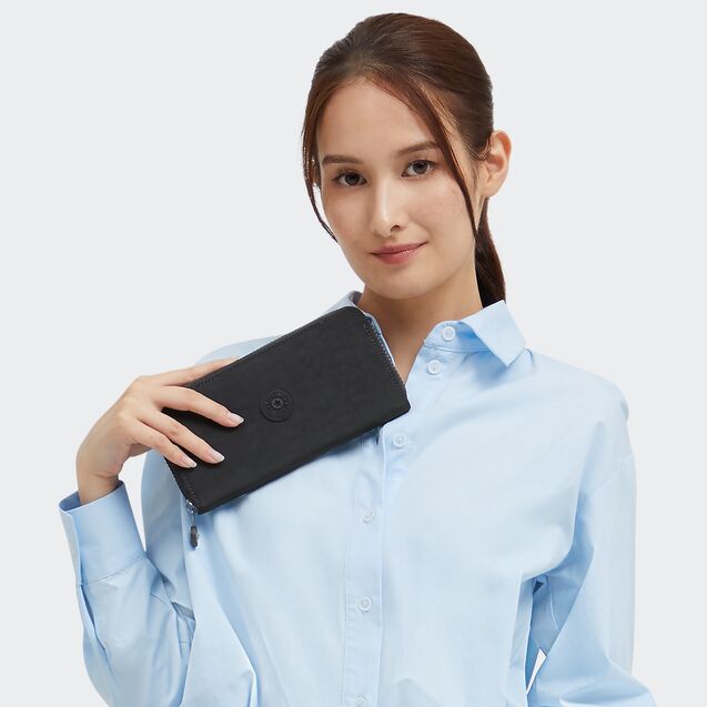 Kipling - Money World - Portafogli Grande con Scomparti Portacarte