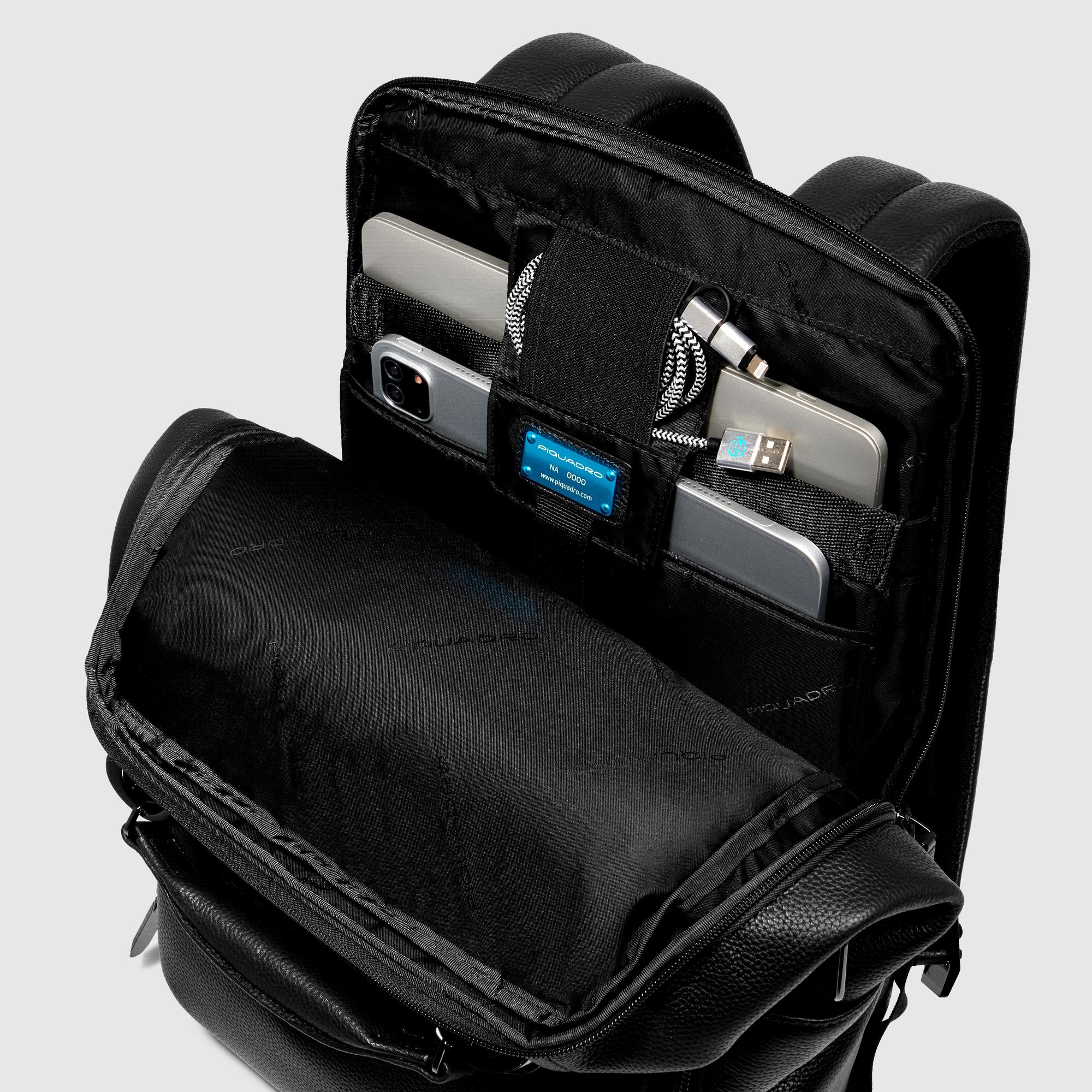 Piquadro - Zaino da Viaggio Porta Pc 14" Personalizzabile