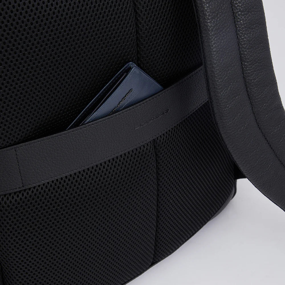 Piquadro - Zaino Uomo Sottile Porta Pc 156'' con Cavo Antifurto