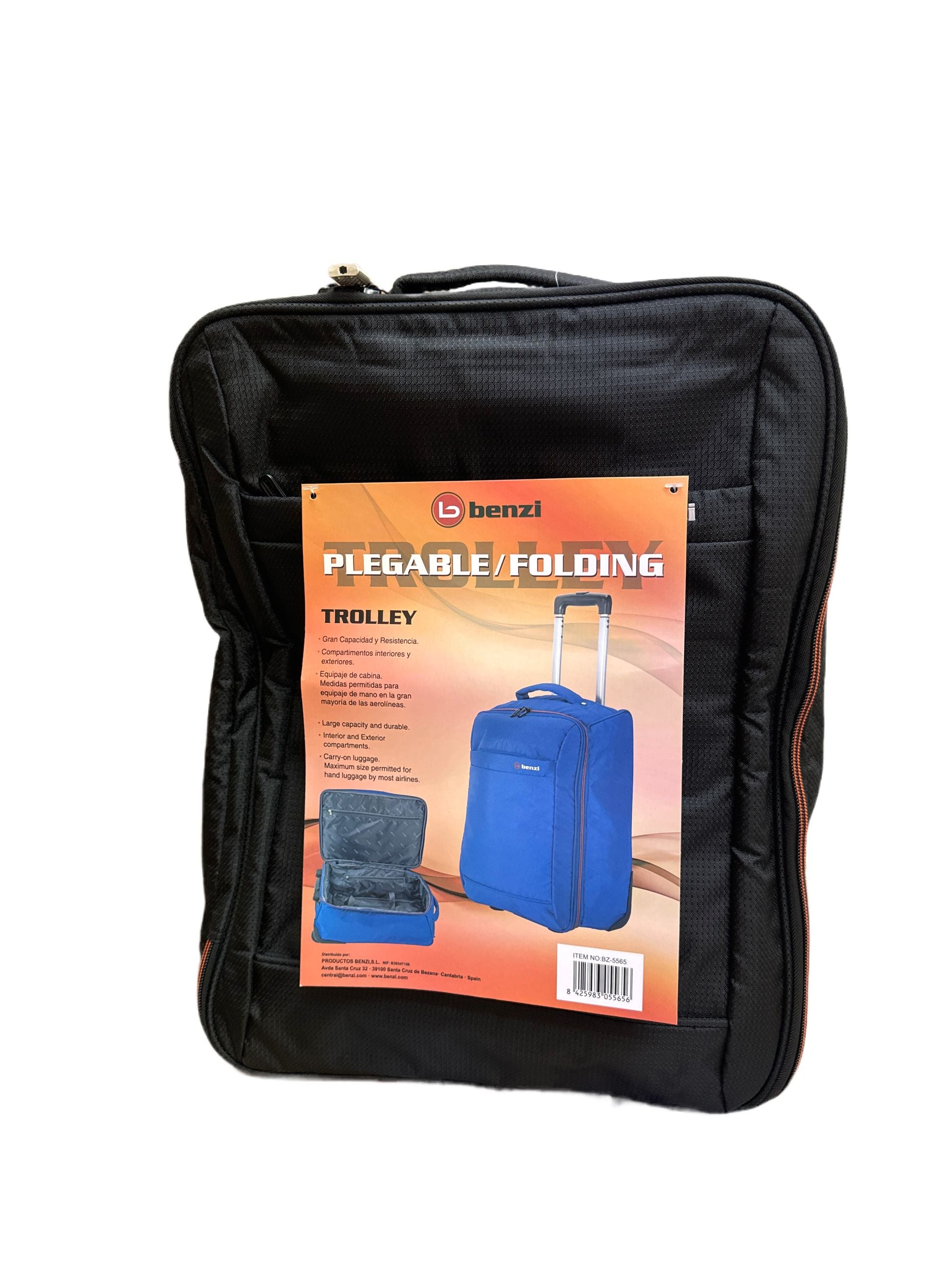 Benzi - Trolley Cabina Pieghevole Compatibile con Easyjet