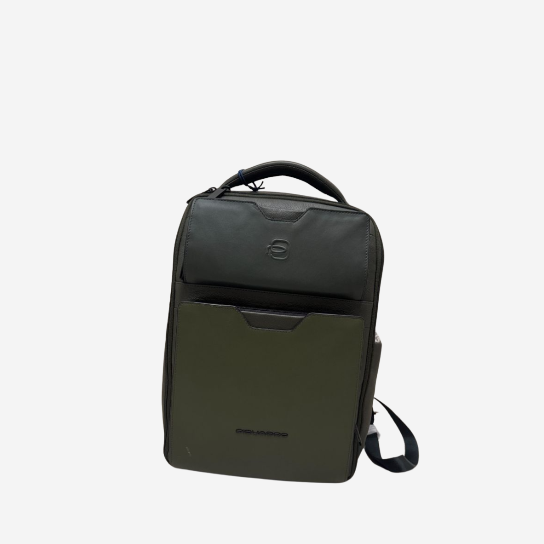 Piquadro - Zaino Porta Pc  14'' In Pelle