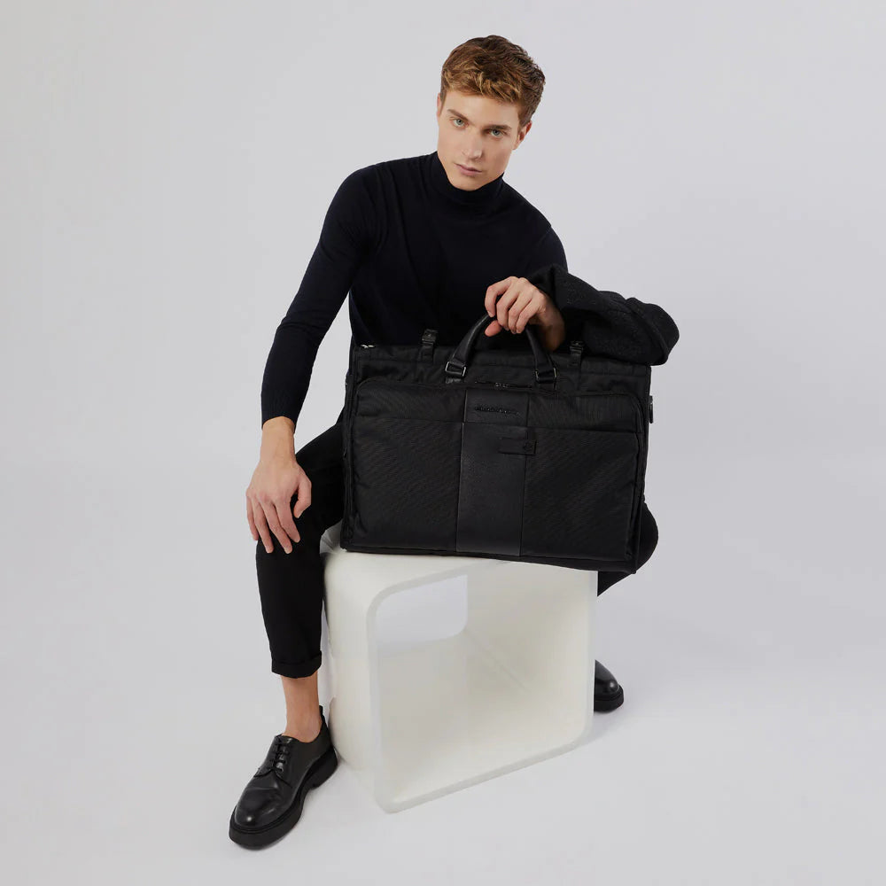 Piquadro - Borsa Porta Abiti Pieghevole in Tessuto